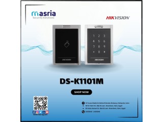 هيكفيجن DS-K1101M بيقدم لك الحل الأمثل! دعم بطاقات MIFARE: بيشتغل مع بطاقات MIFARE على تردد 13.56 ميجاهرتز