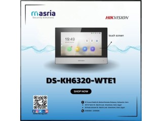 الشاشة الداخلية DS-KH6320-WTE1 من هيكفيجن عايز تتحكم في أمان بيتك أو شركتك بكل سهولة