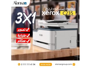 أحدث طابعة مستندات Xerox C235 جديدة بالكرتونة و 3x1