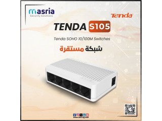 استمتع باستقرار وسرعة الاتصال واداء عالى مع سويتش S105 بسرعة 100 ميجابايت في الثانية وكمان بتصميم صغير وعصري مناسب لكل الاماكن و سهل الاستخدام "