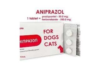 Aniprazol for All Worms Dogs and Cats 3 tablets