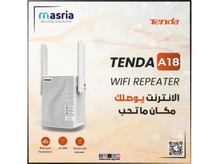 مع Tenda Range Extender A18 الشبكة هاتوصل لكل أنحاء البيت و المكتب بنفس القوة و بنفس الثبات بتكنولوجيا AC1200.