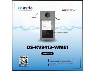 لو بتدور على إنتركم ذكي يوفرلك راحة وأمان جهاز Hikvision DS-KV8413-WME1 هو الحل