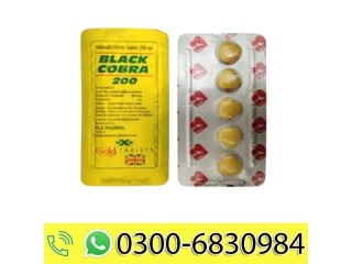 Black Cobra 200mg Tablet Benefits Best Timing Tablets For Men