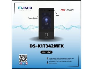 لو بتدور على نظام دخول وخروج متطور وأمان عالي جهاز Hikvision DS-K1T342MFX هو الحل المثالي!