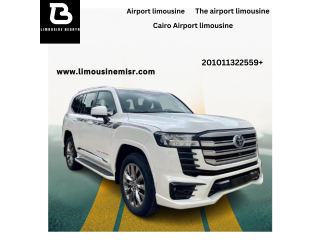 Airport limousine rental: Book a Toyota Land Cruiser in Egypt.