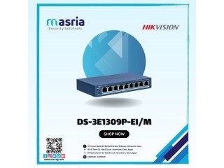 8 Port Fast Ethernet Smart POE Switch HIKVISION️ الموديل "DS-3E1309P-EI/M