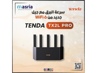 لو بتدور على راوتر يعوضك عن أي تقطيع أو بطء في النت خلي عينك على : TX2L Pro من TENDA !