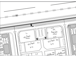 قطعة ارض ممتازة فى منطقة ال 2600 فدان - العبور الجديدة - بنشاط تجارى