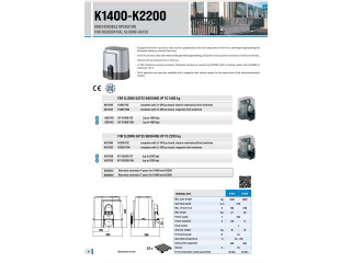 موتور sliding منزلق ريب ايطالى kit k 2200