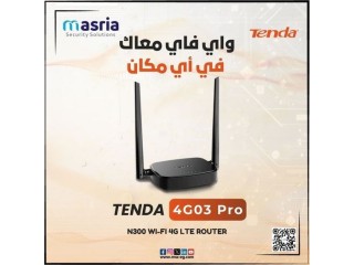 راوتر Tenda 4G03 PRO - الحل السريع للإنترنت